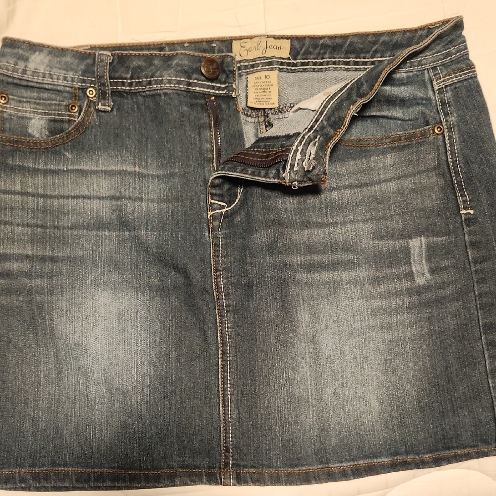 Women's Blue Denim Skirt